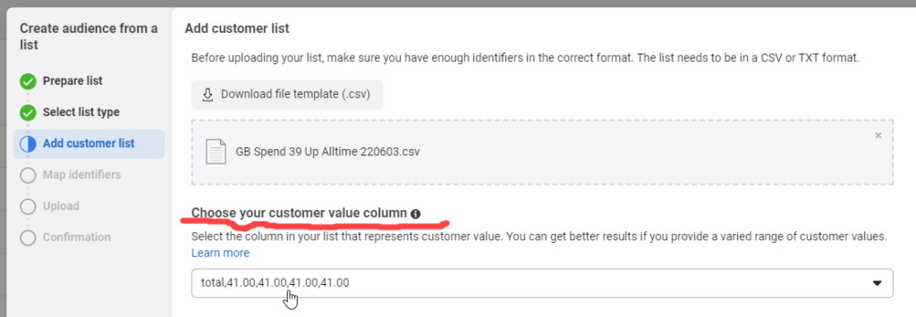 How To Make Your Facebook Ads More Effective 2 Creating a Lifetime Value Audience (LTV) in Facebook ads manager